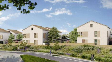 Programme immobilier neuf Les Allées du Chateau - Charly : Résidence T2–T6 avec cadre villageois et confort optimisé proche des commodités (69390) - Référence : 14311