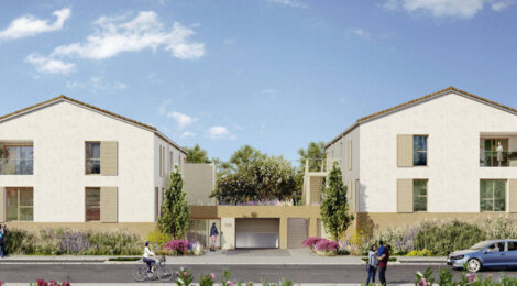 Programme immobilier neuf Les Allées du Chateau - Charly : Résidence T2–T6 avec cadre villageois et confort optimisé proche des commodités (69390) - Référence : 14311