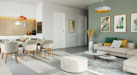 Programme immobilier neuf HARMONIE 2 - Chassieu résidence contemporaine aux portes de Lyon (69680) - Référence : 17972