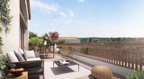 Programme immobilier neuf Les Comptines - Collonges-au-Mont-d'Or : logements neufs T2–T5 proche des transports (69660) - Référence : 15909