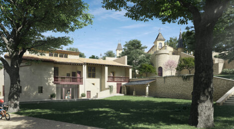 Programme immobilier neuf CHATEAU LA GUERRIÈRE - Couzon-au-Mont-d’Or : résidence neuve dans un château rénové, proche de Lyon (69270) - Référence : 15635