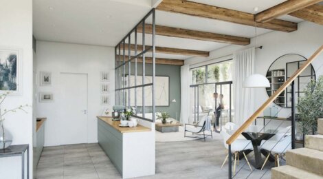 Programme immobilier neuf CHATEAU LA GUERRIÈRE - Couzon-au-Mont-d’Or : résidence neuve dans un château rénové, proche de Lyon (69270) - Référence : 15635