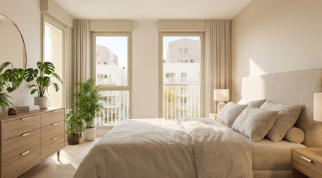 Programme immobilier neuf Entracte - Décines Charpieu cadre paysager au cœur du centre ville (69150) - Référence : 17559