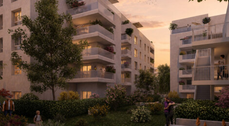 Programme immobilier neuf ARBORETUM - Décines-Charpieu cadre résidentiel près du tramway T3 (69150) - Référence : 18154