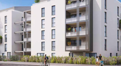 Programme immobilier neuf AMBITION - Décines-Charpieu résidence centrale proche Lyon (69150) - Référence : 18392