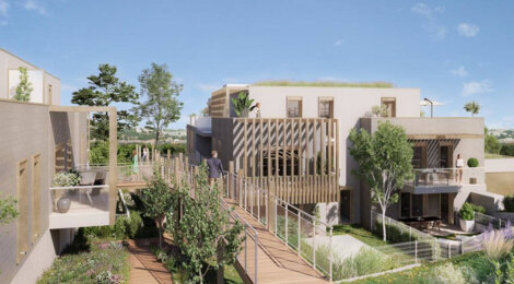 Programme immobilier neuf L'Écrin - Décines-Charpieu : Résidence T2–T5 avec cadre résidentiel et confort optimisé proche des commodités (69150) - Référence : 14773
