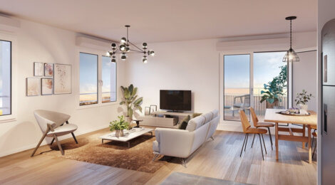 Programme immobilier neuf L' ÉLOGE - Fontaines-sur-Saône à proximité  de Lyon en 20 min (69270) - Référence : 16055