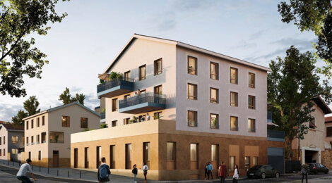 Programme immobilier neuf L' ÉLOGE - Fontaines-sur-Saône à proximité  de Lyon en 20 min (69270) - Référence : 16055
