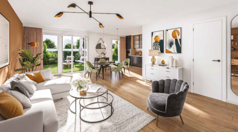 Programme immobilier neuf Les Villas Gambetta - Genas  à deux pas du centre et de l’aéroport (69740) - Référence : 16027