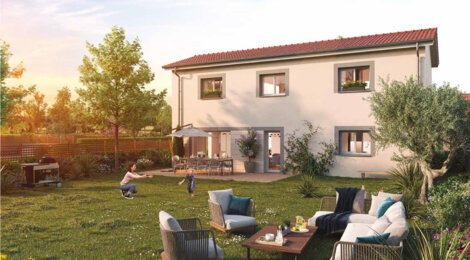 Programme immobilier neuf Les Villas Gambetta - Genas  à deux pas du centre et de l’aéroport (69740) - Référence : 16027