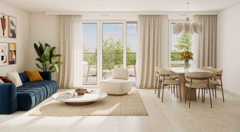 Programme immobilier neuf Auréa - Genas quelques km de la zone d’activité Mi-Plaine (69740) - Référence : 14016