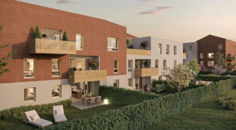 Programme immobilier neuf Auréa - Genas quelques km de la zone d’activité Mi-Plaine (69740) - Référence : 14016