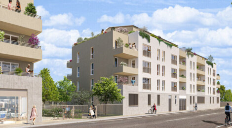 Programme immobilier neuf Coté Garon - Givors gare accessible à pied et Lyon à 25 min (69700) - Référence : 18304