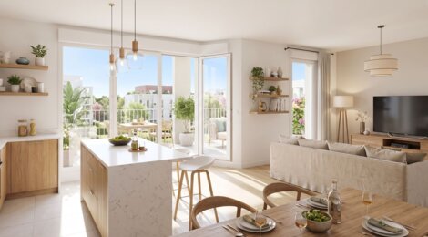Programme immobilier neuf LE JULES FERRY - Grigny logements du 1 au 5 pièces duplex près de Lyon (69520) - Référence : 17765