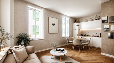 Programme immobilier neuf OPERA   (***ACTABLE) - Lyon 01 : Résidence studios avec cadre historique et confort moderne proche des institutions (69001) - Référence : 5500