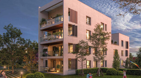 Programme immobilier neuf INITYAL - Lyon 03 quartier Monchat près tram T6 (69003) - Référence : 16702
