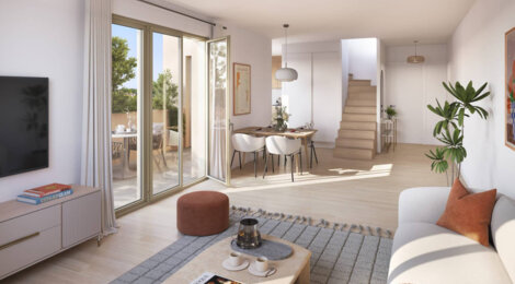 Programme immobilier neuf Opaline - Lyon 07 quartier Gerland proche métro B (69007) - Référence : 12782