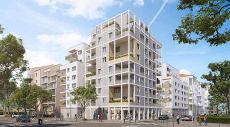 Programme immobilier neuf Opaline - Lyon 07 quartier Gerland proche métro B (69007) - Référence : 12782