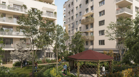 Programme immobilier neuf Opaline - Lyon 07 quartier Gerland proche métro B (69007) - Référence : 12782