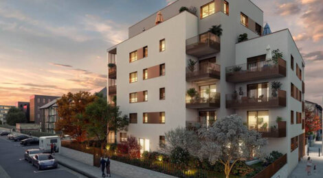 Programme immobilier neuf Luméa - Lyon 08 appartements avec extérieur proches du tram T2 (69008) - Référence : 17517