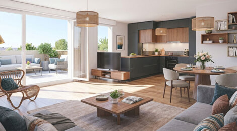 Programme immobilier neuf L'Atelier Delore - Lyon 08 Grand Trou à 12 min à pied du tram T4 (69008) - Référence : 17240