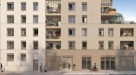 Programme immobilier neuf L'Atelier Delore - Lyon 08 Grand Trou à 12 min à pied du tram T4 (69008) - Référence : 17240
