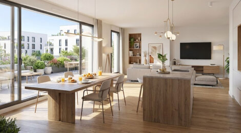 Programme immobilier neuf LUMINANCE - Lyon 08 résidence neuve proche tram T6 (69008) - Référence : 17233