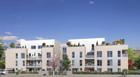 Programme immobilier neuf Plain'Itude - Lyon 08 : Résidence T2–T4 avec cadre moderne et confort optimisé proche des transports (69008) - Référence : 4912