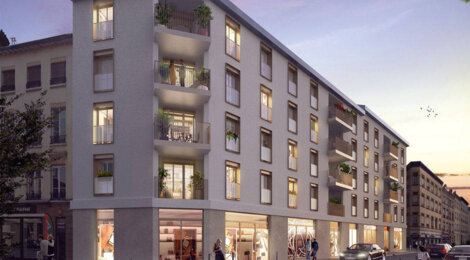 Programme immobilier neuf Faubourg Valmy - Lyon 09 : Résidence studio–T4 avec cadre urbain et confort moderne proche des transports (69009) - Référence : 5485