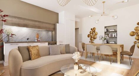 Programme immobilier neuf L'ECRIN DE LA SAONE (TOUS LES LOTS SONT LIVRABLES IMMEDIATEMENT ET ACTABLES) - Lyon 1er près des quais de Saône (69001) - Référence : 9462