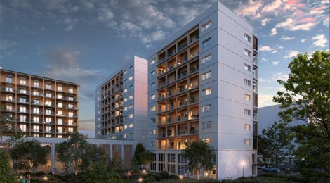 Programme immobilier neuf KOSMO - Lyon 2 à deux pas du centre commercial de Confluence (69002) - Référence : 16637