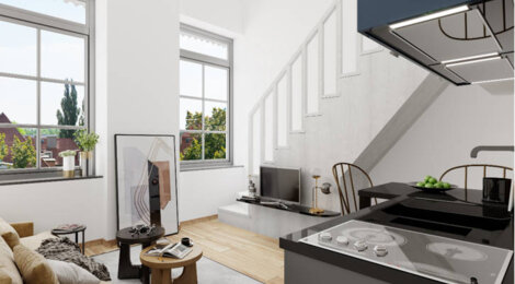 Programme immobilier neuf L'ÉBENISTERIE (69) - Lyon 4e au coeur de Croix-Rousse à proximité du Parc de la Tête d’Or (69004) - Référence : 9464