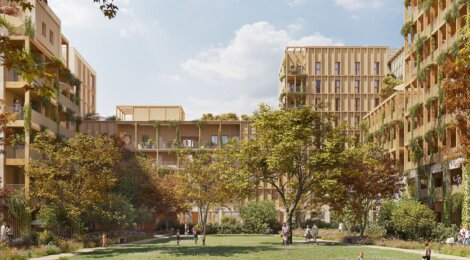 Programme immobilier neuf Sculpt - Lyon 7 : logements neufs près du métro Jean Jaurès, architecture durable et espaces verts (69007) - Référence : 8597
