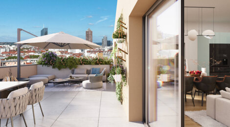 Programme immobilier neuf PROVIDENCE - Lyon 7e adresse connectée près de Jean Macé (69007) - Référence : 11865