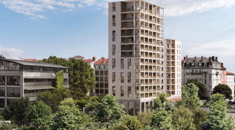 Programme immobilier neuf Côté Parc - Lyon 7ème à proximité de deux arrêts métros B (69007) - Référence : 16751