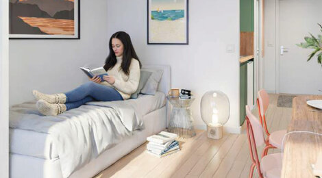 Programme immobilier neuf LE FOCUS - Lyon 8ème résidence étudiante à proximité du métro B (69008) - Référence : 16813