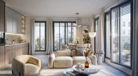 Programme immobilier neuf Le SOHO - Lyon : logements neufs du studio au T5 proche des transports (69007) - Référence : 15940