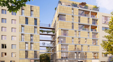 Programme immobilier neuf EMPREINTE - Lyon : logements neufs sécurisés et lumineux proche des transports (69007) - Référence : 15068