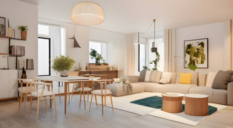 Programme immobilier neuf EMPREINTE - Lyon : logements neufs sécurisés et lumineux proche des transports (69007) - Référence : 15068