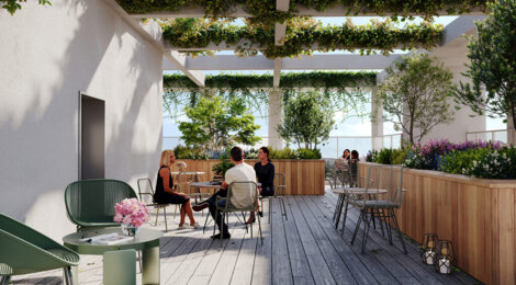 Programme immobilier neuf HOST - hors des Standards -  Lyon : logements neufs sécurisés et verdoyants en quartier dynamique (69002) - Référence : 15242