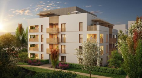 Programme immobilier neuf ELOGE - Lyon : logements neufs sécurisés et verdoyants proche des axes routiers (69008) - Référence : 8263