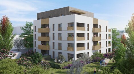 Programme immobilier neuf ELOGE - Lyon : logements neufs sécurisés et verdoyants proche des axes routiers (69008) - Référence : 8263