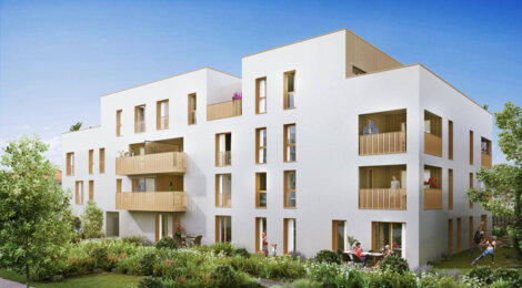 Programme immobilier neuf ICONIK - Lyon : logements neufs sécurisés et verdoyants proche des axes routiers (69008) - Référence : 8266