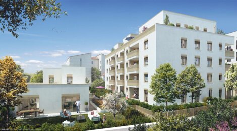 Programme immobilier neuf Tilia - Lyon : logements neufs T2–T5 proche du métro Hénon (69004) - Référence : 16940