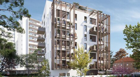 Programme immobilier neuf Céleste - Lyon Mermoz : logements neufs 2 à 5 pièces proches du tramway T6 et des commerces (69008) - Référence : 16019