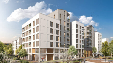 Programme immobilier neuf District 7 - Lyon : Résidence studio–T5 avec cadre urbain et confort optimisé proche des commodités (69007) - Référence : 14604