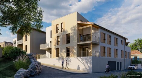Programme immobilier neuf Les Aquarelles - Marcilly-d'Azergues : logements neufs T2–T5 proche de la gare et de Lyon (69380) - Référence : 15805