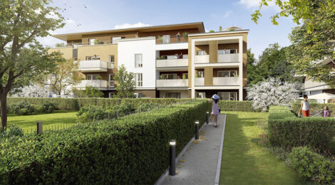 Programme immobilier neuf TERRASSES ET JARDINS - Meyzieu appartements 3 pièces près du T3 (69330) - Référence : 17544