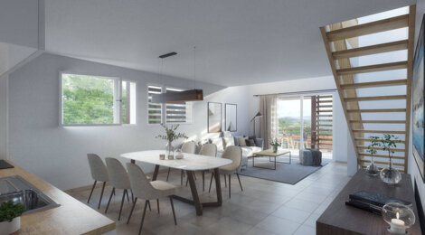 Programme immobilier neuf LE DOMAINE DES VIGNES - Millery : Résidence T2–T5 avec cadre historique et confort optimisé proche des espaces naturels (69390) - Référence : 6477
