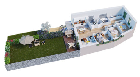Programme immobilier neuf LE DOMAINE DES VIGNES - Millery : Résidence T2–T5 avec cadre historique et confort optimisé proche des espaces naturels (69390) - Référence : 6477